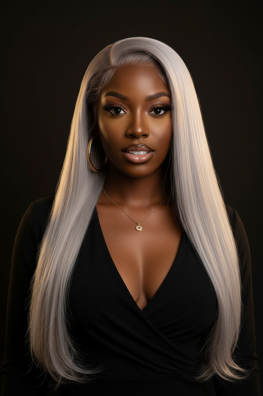 Ash Blond - pose frontale même visage