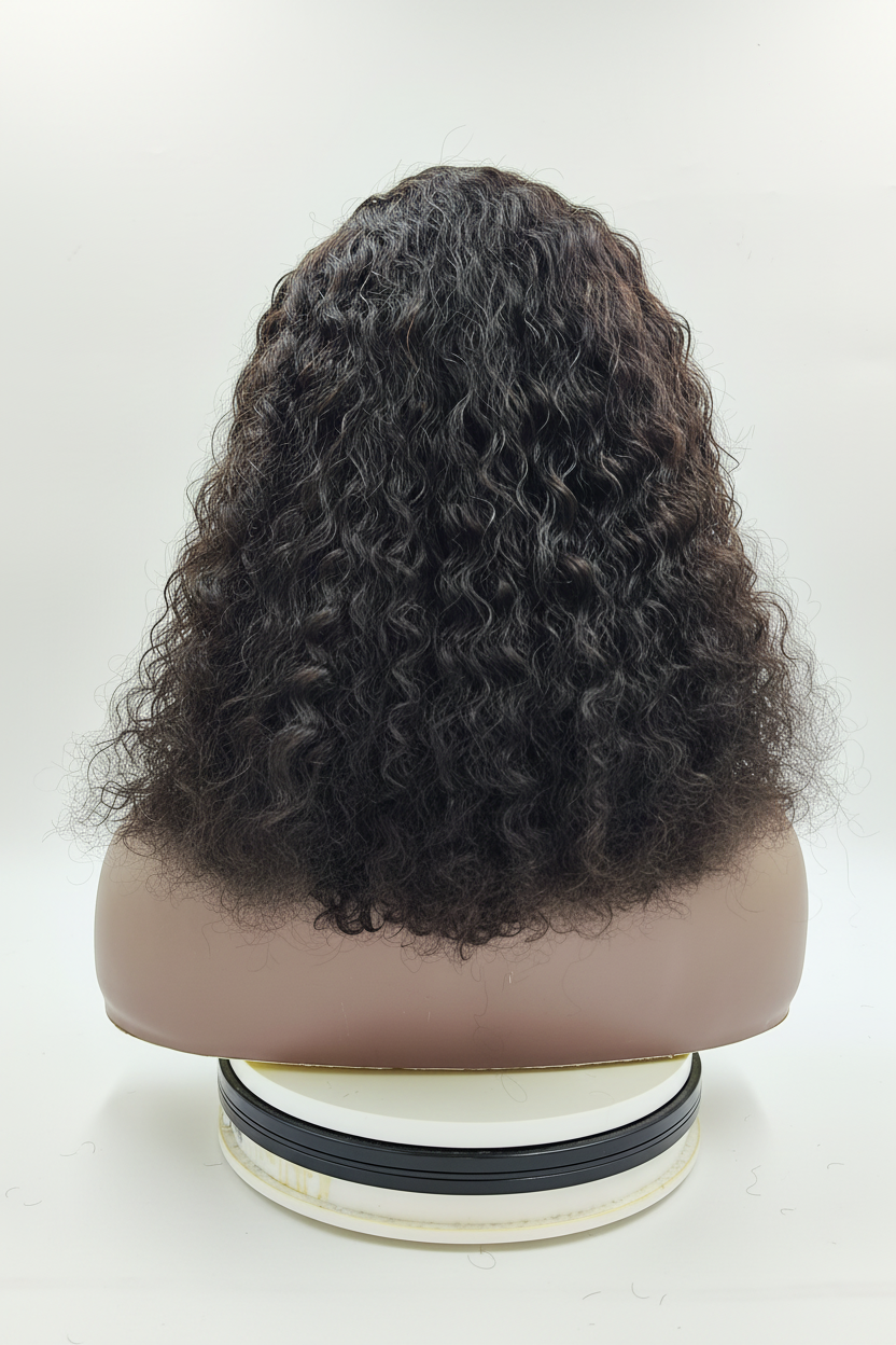 Perruque Eva Curly – vue de dos volume boucles naturelles